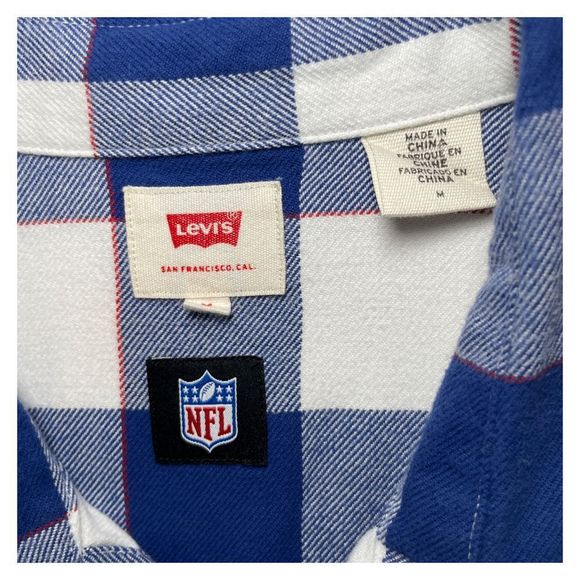 Levi’s NFL Plaid Shirt M - Picture 4 of 11